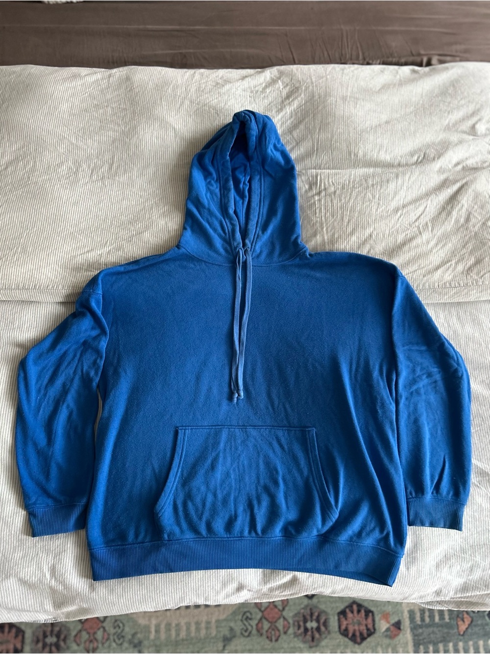 American Eagle Outfitters  Royal Blue Pullover Hoodie Sweatshirt
